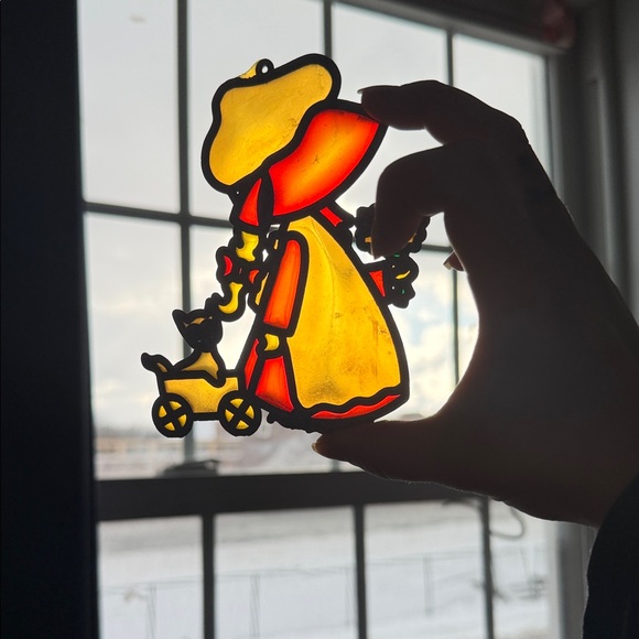 Vintage Stained Glass Suncatcher - Picture 7 of 7